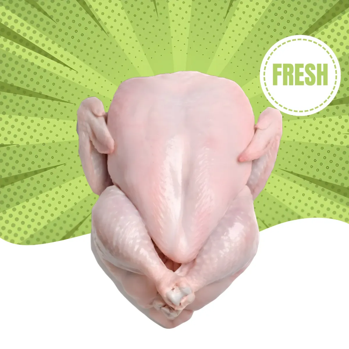 Fresh Whole Chicken With Skin (Fresh) - Premium Quality Meat Delivery in Dubai