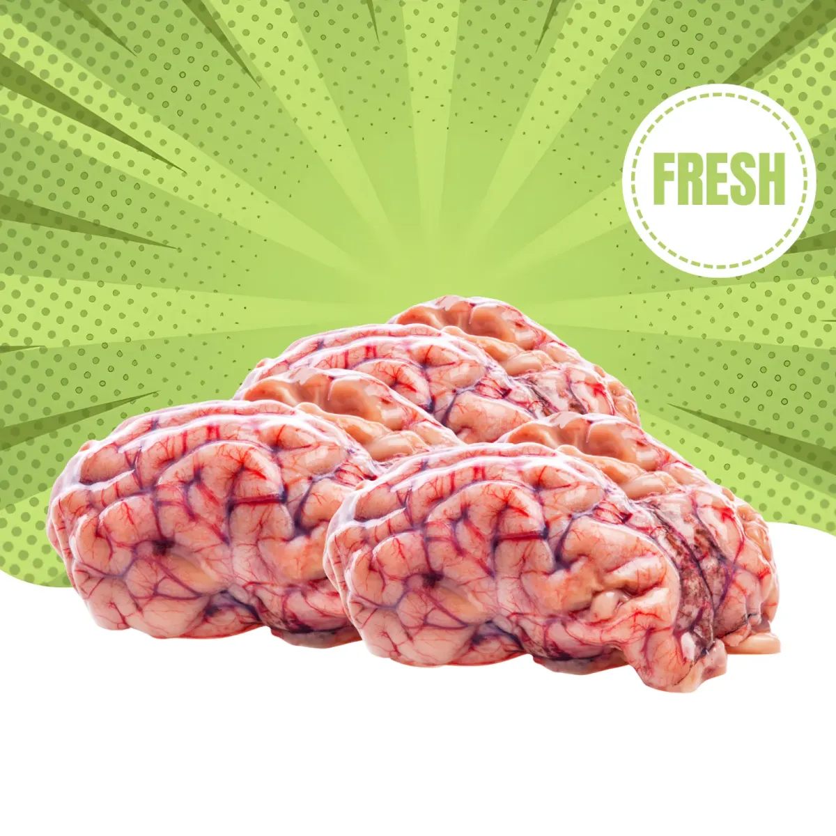 Fresh Mutton Brain - Premium Quality Meat Delivery in Dubai