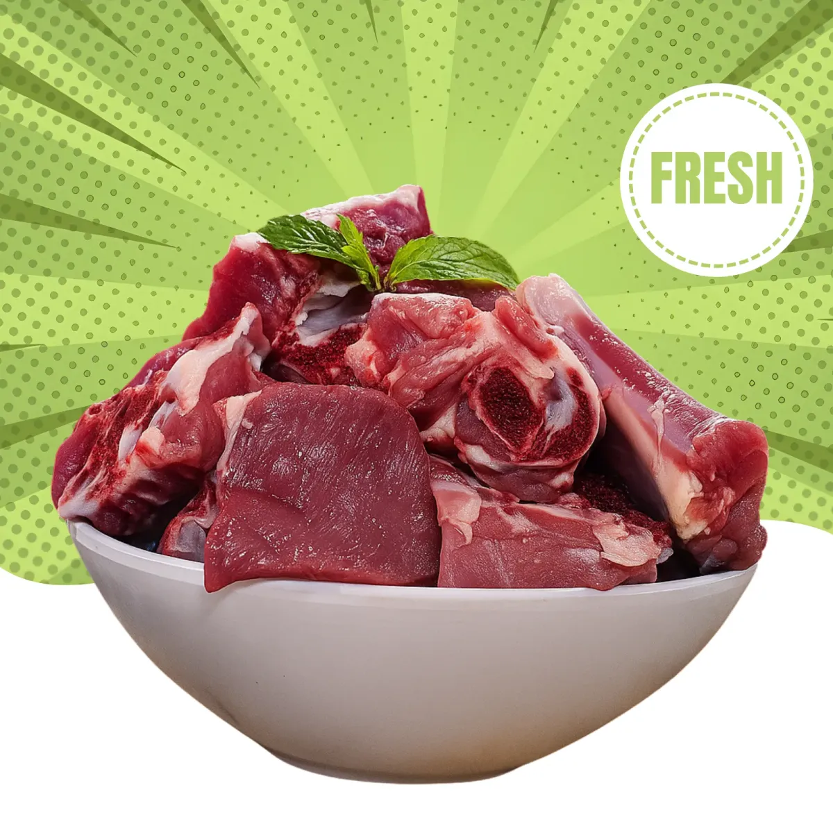 Fresh Mutton Biryani Cut - Premium Quality Meat Delivery in Dubai