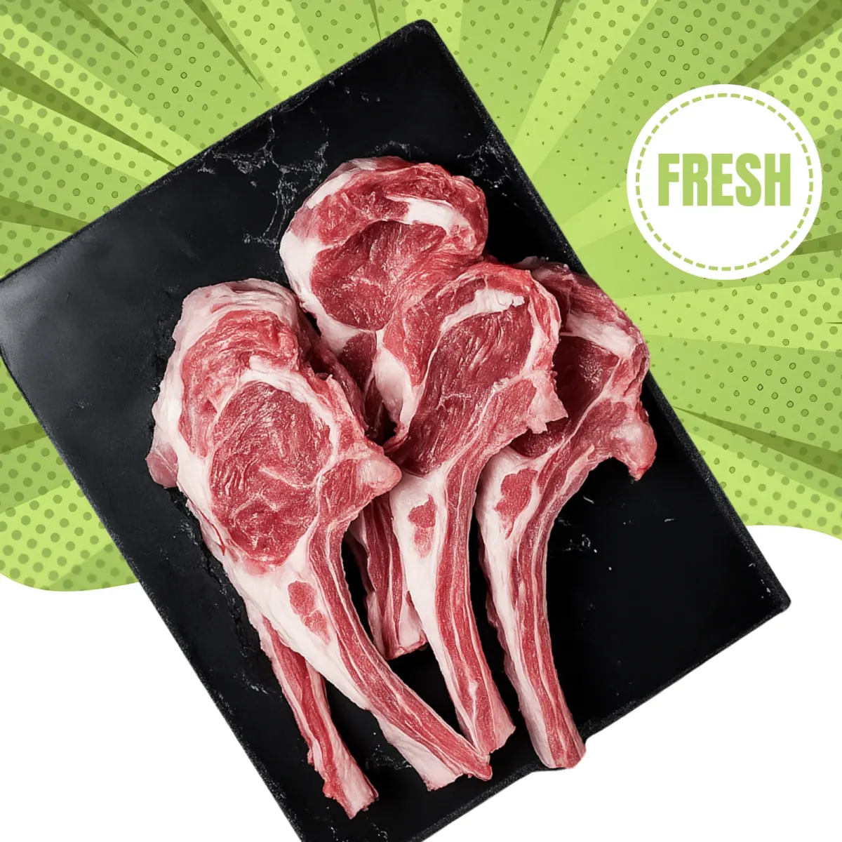 Fresh Mutton Chops - Premium Quality Meat Delivery in Dubai