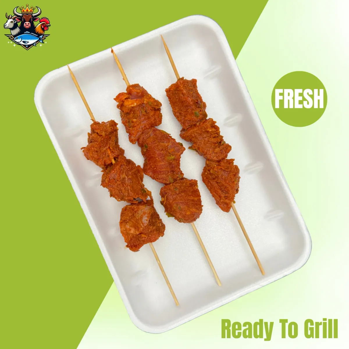Fresh beef bihari boti (boneless) - Premium Quality Meat Delivery in Dubai