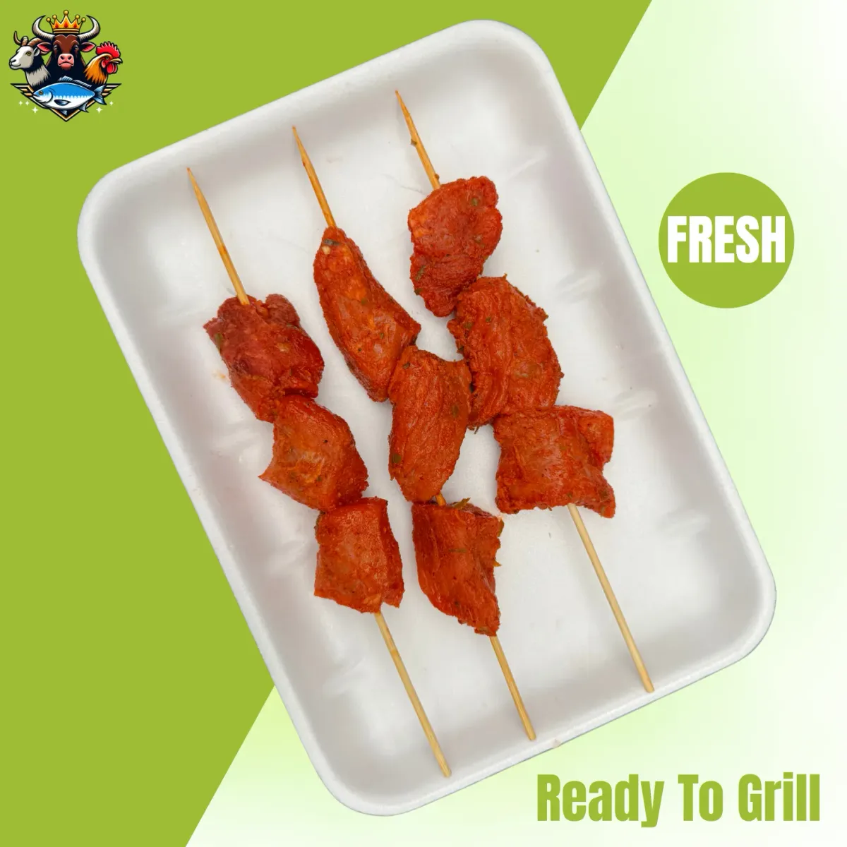 Fresh beef tikka boti (boneless) - Premium Quality Meat Delivery in Dubai