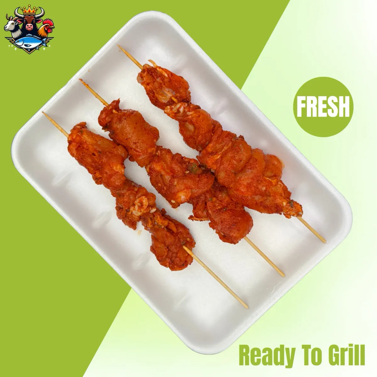 Fresh chicken tikka boti (bone-in) - Premium Quality Meat Delivery in Dubai