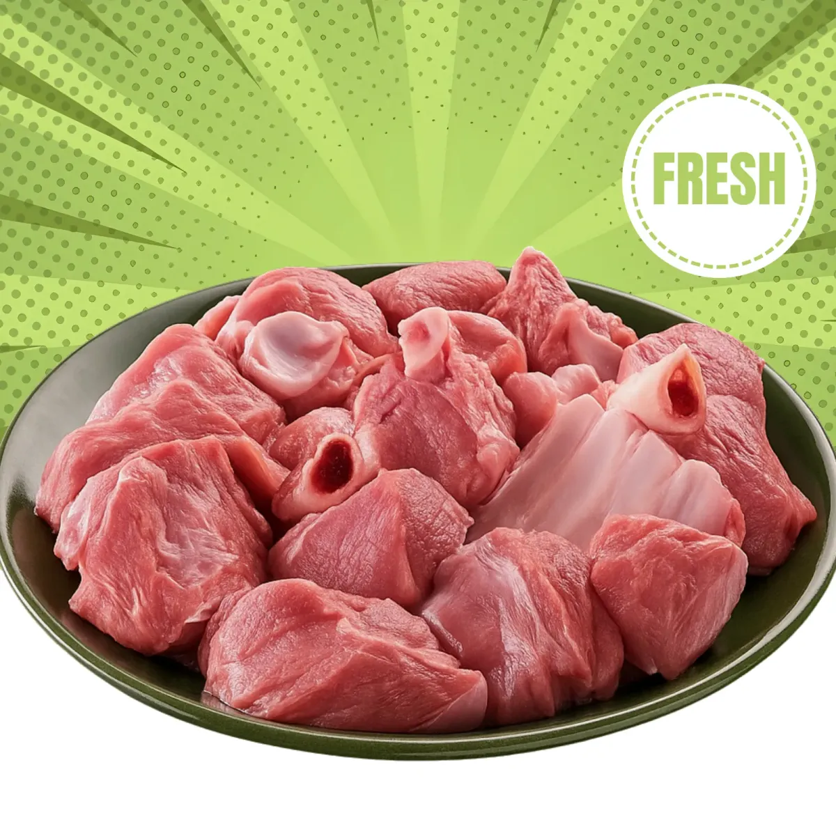 Fresh Lamb Curry Cut - Premium Quality Meat Delivery in Dubai
