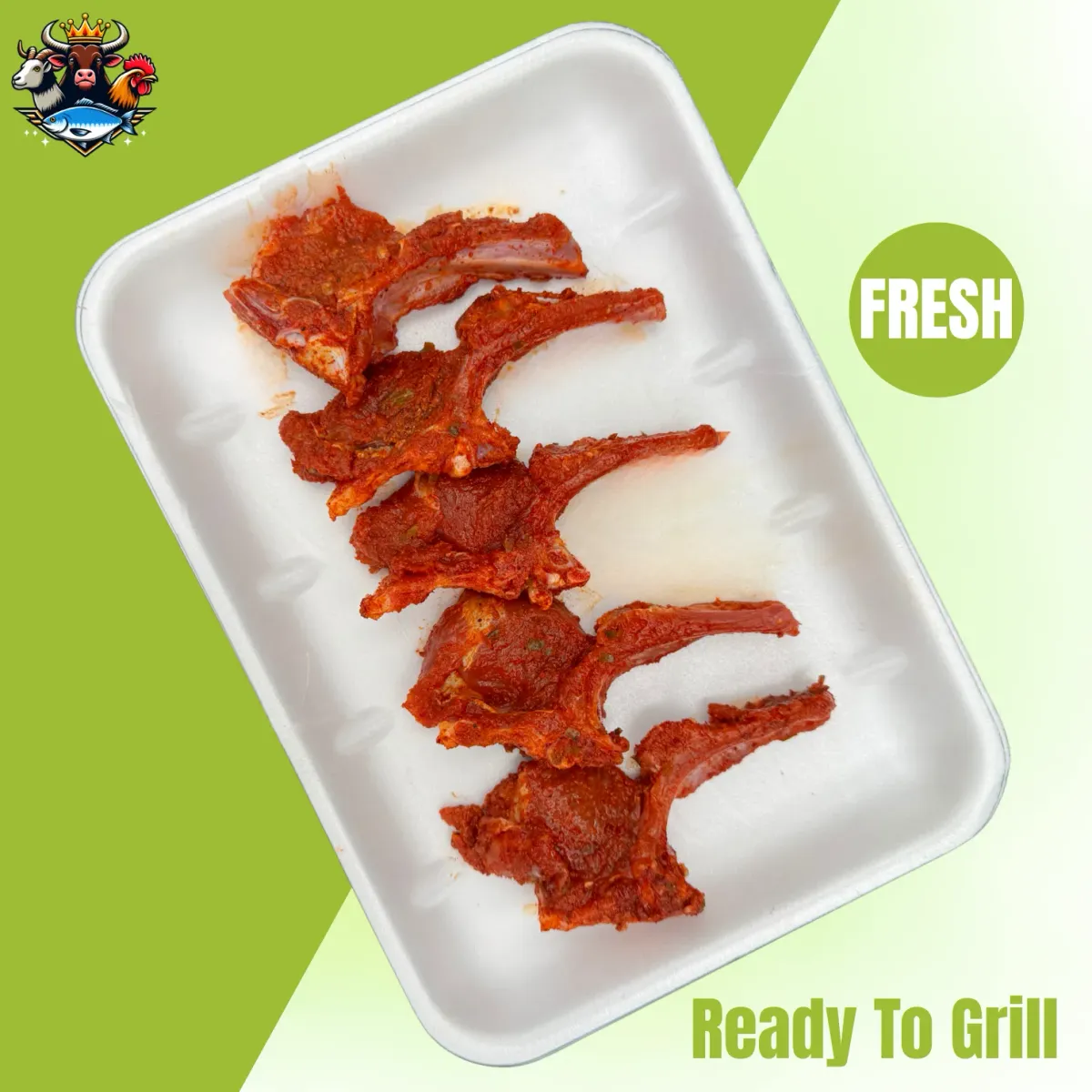 Fresh Mutton Tikka Chops - Premium Quality Meat Delivery in Dubai