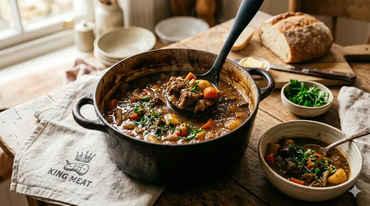 Slow-Cooked Mutton Stew – A Taste of Home in Every Spoonful