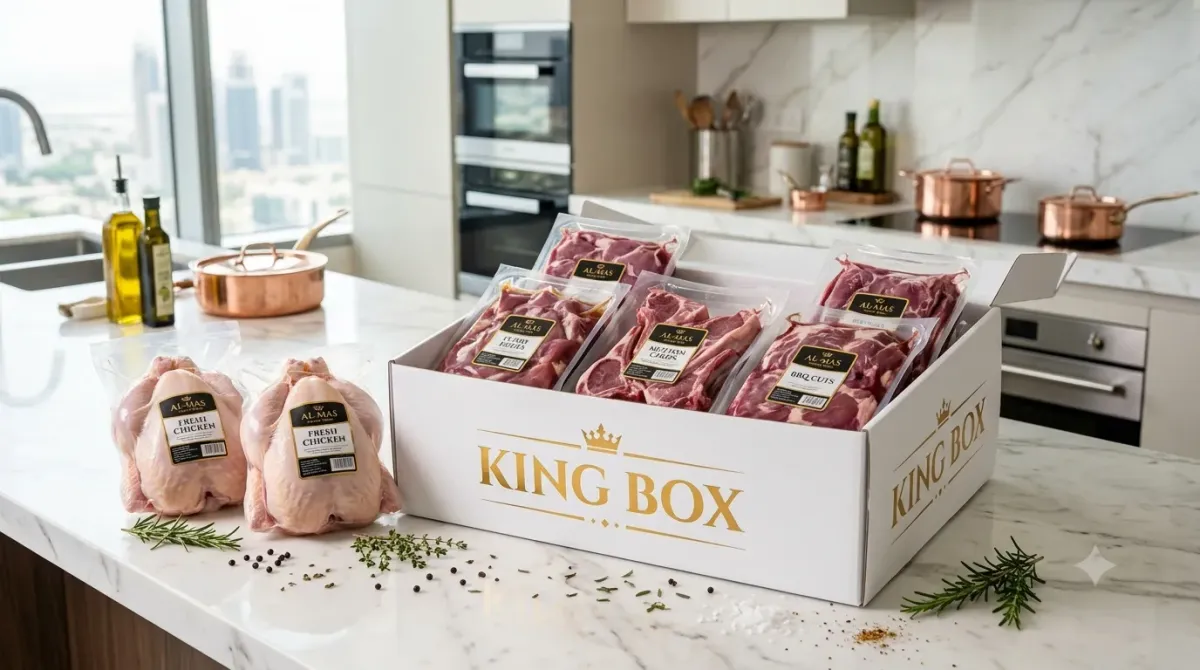 The King Box Dubai: 10kg mutton + 2 free chickens — the ultimate bulk meat value