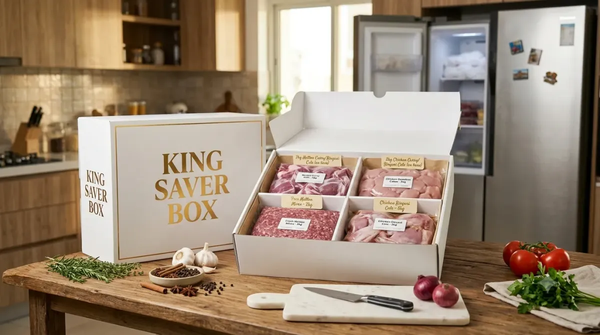 King Saver Box Dubai: 8kg premium halal meat for monthly family meals